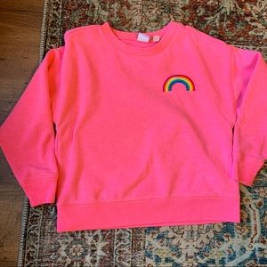 Girls GAP rainbow sweatshirt size S 6-7